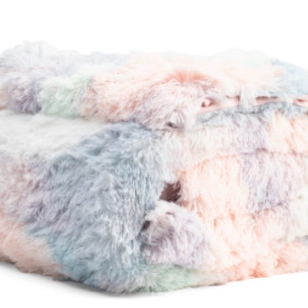 JESSICA SIMPSON Twin Faux Fur Comforter Set - Picture 4 of 5